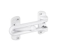 PRIME-LINE U 9902 Serrure à barre pivotante pour portes battantes à charnière - Verrou de sécurité secondaire pour porte et sécurité de la maison, longueur de la barre 9,5 cm, construction en zinc