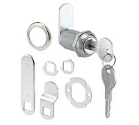 Prime-Line U 9945KA Serrure de tiroir et d'armoire, 1-1/8", acier inoxydable, 13/16", panneau max