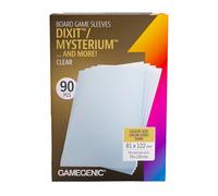 Prime Lot de 90 pochettes de jeu de société extra transparentes 81 x 122 mm optimisées pour une utilisation avec Dixit et Mysterium, protection de cartes de qualité supérieure, FFG Sand Color Code