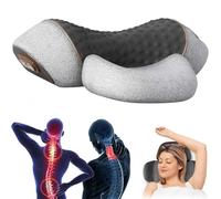 Prime Physio Masseur Cervical 3-En-1, Coussin De Massage Cervical Prime Physio Avec Traction, Meilleur Masseur D'épaules Pour Soulager Les Douleurs Des Tissus Profonds, Massage (1Pc Grise)