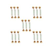 Prime Quality Simulation 12 mm Christmas Berry Gold 30 A Pack Silver Décorations de Noël et décorations de célébrationsDurabilité