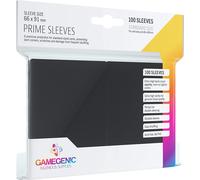 Prime Sleeves - Sachet De 100 Protèges-Cartes Noir Standard - 66 X 91 Mm