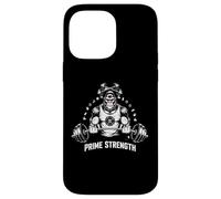 Prime Strength Gorilla Bodybuilding Gym Emblème Graphique Coque pour iPhone 14 Pro Max
