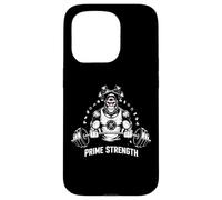 Prime Strength Gorilla Bodybuilding Gym Emblème Graphique Coque pour iPhone 15 Pro