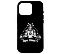 Prime Strength Gorilla Bodybuilding Gym Emblème Graphique Coque pour iPhone 16 Pro