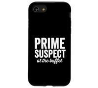 Prime Suspect at The Buffet Foodie Love Food Donne drôle Coque pour iPhone SE (2020) / 7/8