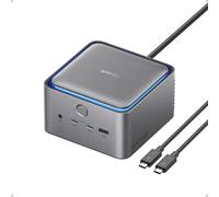 Prime Tb5 Docking Station Daccueil 14 Ports,Thunderbolt 5 Charge 140W ,Transfert De Données 120 Gb/S,Led,Système De Refroidissement,Affichage 8K Pour Laptops Thunderbolt 5/4
