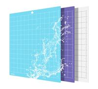 Prime Vinyl Lot de 3 tapis de découpe pour Silhouette Cameo 4/3/2/1 - 30,5 x 30,5 cm - Tapis de découpe antidérapant - Poignée standard - Poignée légère - Poignée solide - Lot de tapis de découpe