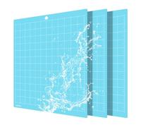 Prime Vinyl Lot de 3 tapis de découpe pour Silhouette Cameo 4/3/2/1 - Poignée légère - 30,5 x 30,5 cm, Tapis de découpe antidérapant, Ensemble de tapis de découpe.