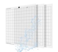 Prime Vinyl Lot de 3 tapis de découpe pour Silhouette Cameo 4/3/2/1 - Poignée standard - 30,5 x 30,5 cm, Tapis de découpe antidérapant, Ensemble de tapis de découpe.