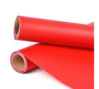 Prime Vinyl Rouleau de film vinyle permanent pour traceur - 30 cm x 335 cm - Rouge mat - Avec dos en PET - Pour Cricut, tasse, fenêtre, décoration intérieure