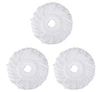 PRIMEGA Accessoires tête de vadrouille rotative 4pcs Blanc
