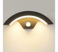 PRIMEGA Applique extérieure étanche Cour extérieure Induction LED Applique Murale 18W lumière Chaude-Induction Alimentation 15W à 18W