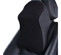 PRIMEGA Appui-tête de Voiture Oreiller de Cou Oreiller Oreiller de Voiture Noir Grand Appui-tête