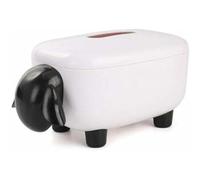PRIMEGA Creative Sheep Tissue Box Home Living Room Boîte de Rangement de Bureau Simple Noir