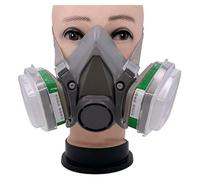 PRIMEGA en 1 Demi-Masque Facial pour respirateur de Protection de Peinture par pulvérisation de gaz 3m 6200