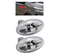 PRIMEGA Feux clignotants latéraux 2 jeux, adaptés pour Peugeot 1007 107 206 307 Expert Partner Citroën C1 C2 C3 C5 Xsara Dispatch Berlingo 6325G3