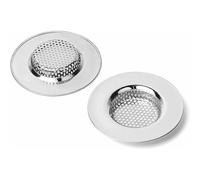 PRIMEGA Filtre à Tamis pour évier de Cuisine en Acier Inoxydable 11,3 cm perforé 2 pièces