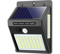 PRIMEGA Lampe Solaire éclairage Corps Humain Applique Murale à Induction 144LED Trois côtés 140LED