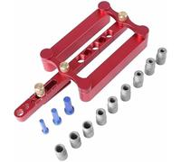 PRIMEGA Localisateur de poinçons à Bois Vertical Trois-en-Un ouvre-Trou à Tenon Rouge Bord Droit