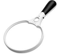 PRIMEGA Loupe Polyvalente d'identification de Lecture de Grande lumière 3LED 2X 4X 25x