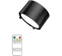 PRIMEGA Lumixia Dotia - Applique murale Lampe Murale LED Intérieure avec Télécommande, Dimmable, Batterie Rechargeable, 3 Niveaux de Luminosité, Rotation 360° [Classe énergétique A]