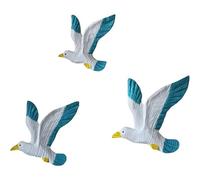 PRIMEGA Mouettes créatives de Style méditerranéen, Oiseaux, Oiseaux de mer, décorations de l'océan, Vieilles mouettes, Grand, Moyen et Petit Ensemble
