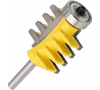 PRIMEGA Outils de Travail du Bois Couteau à Tenon biseauté à 8 tiges