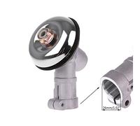 PRIMEGA Renvoi d'angle Debroussailleuse Universelle, Tête de Gear Rond de 9 Dents pour Coupe Herbe/Tronconneuse, Boîte de Vitesse de Tondeuse à Gazon M10 x 1.25LH (26 mm)