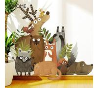 PRIMEGA Stickers muraux de Dessin animé pour Chambre d'enfant Zhongwangxingyuan