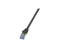 PrimeLine - Cordon de raccordement - RJ-45 (M) pour RJ-45 (M) - 1.5 m - SFTP, PiMF - CAT 7 - sans halogène, moulé, sans crochet - noir