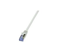LogiLink Câble réseau Cat7 S/FTP PiMF 10 m RJ45 mâle–mâle sans halogène gris