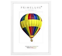 PrimeLuxe Cadre photo en bois 41 x 54 cm (Dimension de l'image) en Blanc mat | Couleur et taille sélectionnables | pour affiches | Puzzle | collage de photos