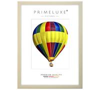 PrimeLuxe Cadre photo en bois 41 x 54 cm (Dimension de l'image) en Érable-Nature | Couleur et taille sélectionnables | pour affiches | Puzzle | collage de photos