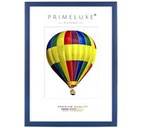 PrimeLuxe Cadre photo en bois 41 x 54 cm (Dimension de l'image) en Foncé-Bleu | Couleur et taille sélectionnables | pour affiches | Puzzle | collage de photos