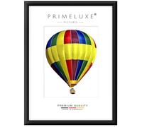 PrimeLuxe Cadre photo en bois 41 x 54 cm (Dimension de l'image) en Noir mat | Couleur et taille sélectionnables | pour affiches | Puzzle | collage de photos