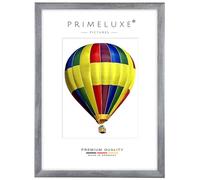 PrimeLuxe Cadre photo en bois 43 x 53 cm (Dimension de l'image) en Grey-essuyé | Couleur et taille sélectionnables | pour affiches | Puzzle | collage de photos