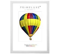 PrimeLuxe Cadre photo en bois 43 x 53 cm (Dimension de l'image) en Pin-Blanc | Couleur et taille sélectionnables | pour affiches | Puzzle | collage de photos
