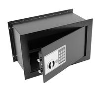 PrimeMatik - Coffre-Fort Mural en Retrait de sécurité à Code électronique numérique 40x20x25cm Noir