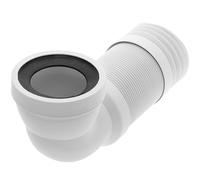 PrimeMatik - Manchon de raccordement WC coudé Extensible à 90 ° ∅ 105mm