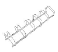 PrimeMatik - Râtelier 6 vélos Système Range-vélo Support pour Bicyclette en Acier Fixation Sol ou Mur