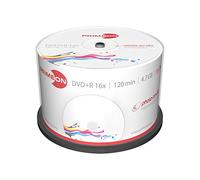Primeon photo-on-disc - 50 x DVD+R - 4.7 Go (120 minutes) 16x (DVD) - surface imprimable par jet d'encre - spindle G