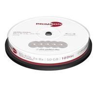 Primeon 2761311 Blu-ray BD-R DL vierge 50 GB 10 pc(s) tour revêtement anti-rayure