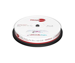Primeon 2761317 Disque Vierge Blu-Ray Blanc