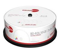 Primeon 2761319 Blu-ray BD-R DL vierge 50 GB 25 pc(s) tour imprimable G