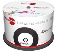 PRIM 2761107 - CD-R 80 min/700 Mo, lot de 50 dans boîte circulaire