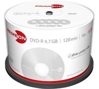 PRIMEON DVD-Rohling DVD-R 120Min 4.7GB 16x Cakebox 50 pièces