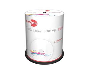 PRIMEON Primeon 2761106 CD-R Blank Discs 80 Min 700 MB 52 x Cakebox, 100 Di (CD)