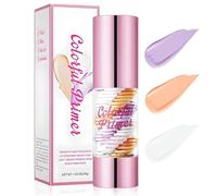 Primer 3 couleurs - Base de maquillage correctrice - Équilibre des couleurs et affinement des pores en un