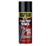 U-POL Peinture Thermorésistante Raptor - Bombe Aérosol Spray de Peinture Résistante à la Chaleur Auto Moto - Gris - 336 ml - Ref. RFLPG/AL